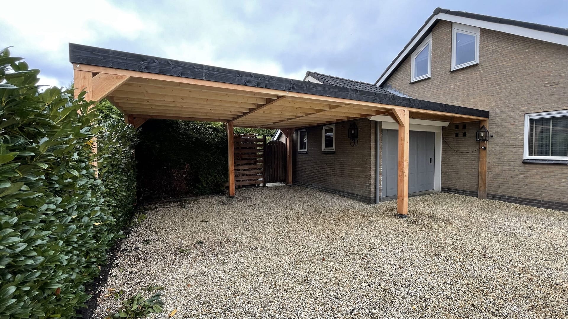 Portfolio Carport op maat gebouwd door NJB Klussen